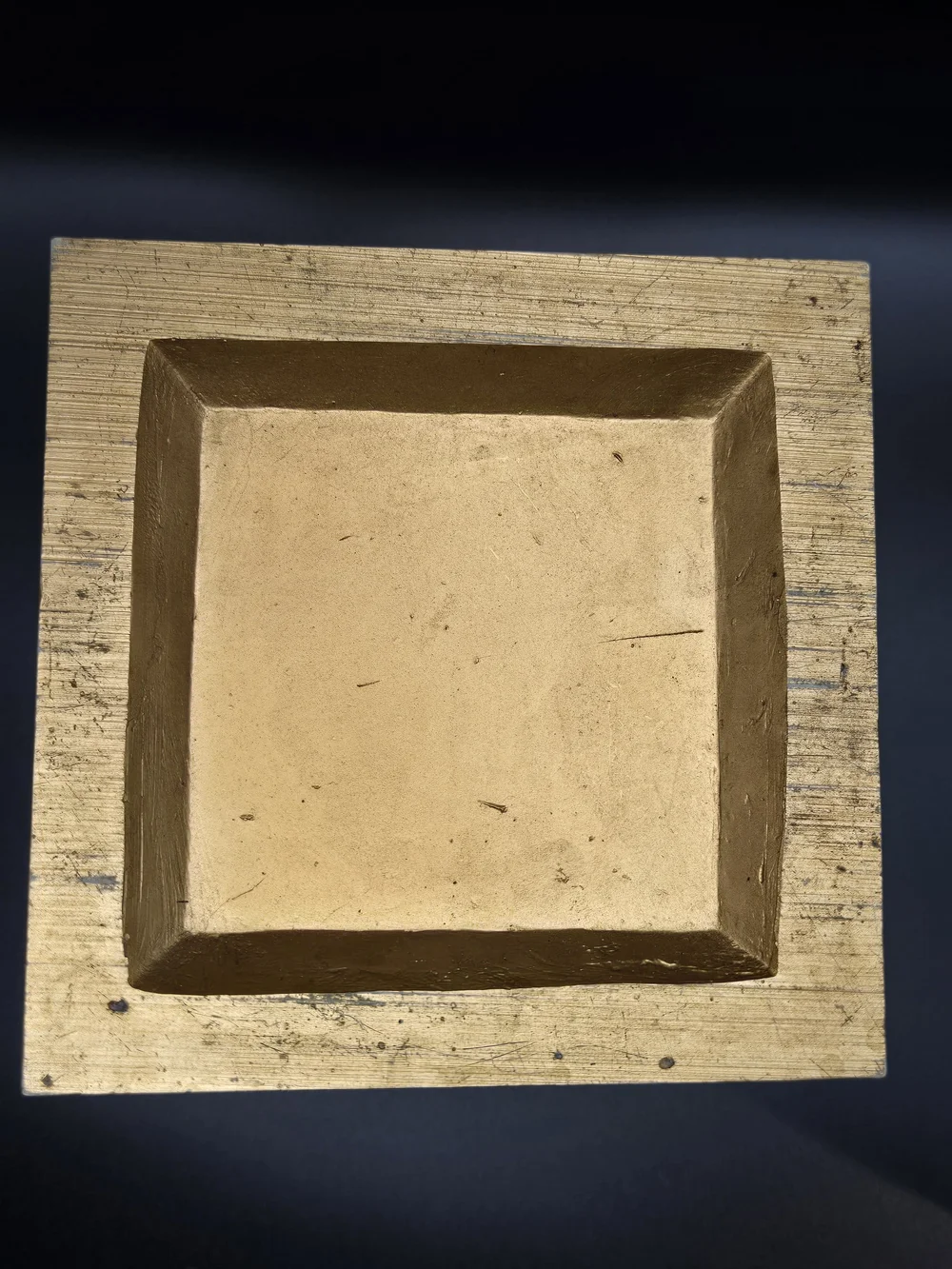 Gold Ornate Cube Picture Frame Holder - Decorative Home Accent